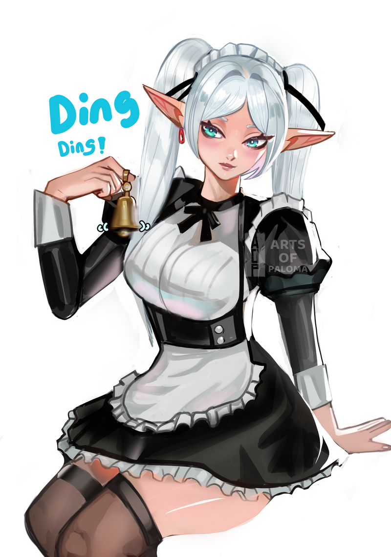 Frieren Maid Poster | Anime Art
