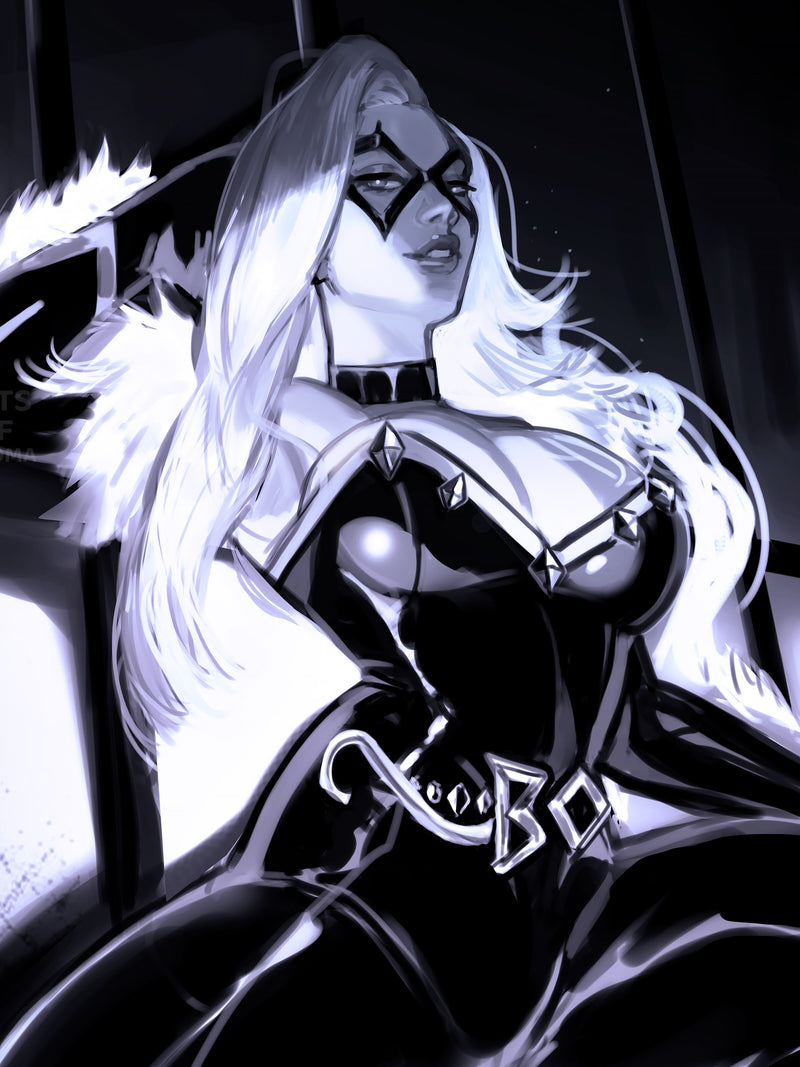 Black Cat Poster | Marvel Comic Art
