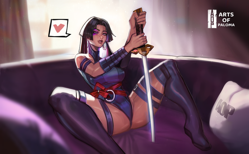 Psylocke Poster | Marvel Comic Art