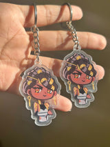 Mel Acrylic Charm Keychain