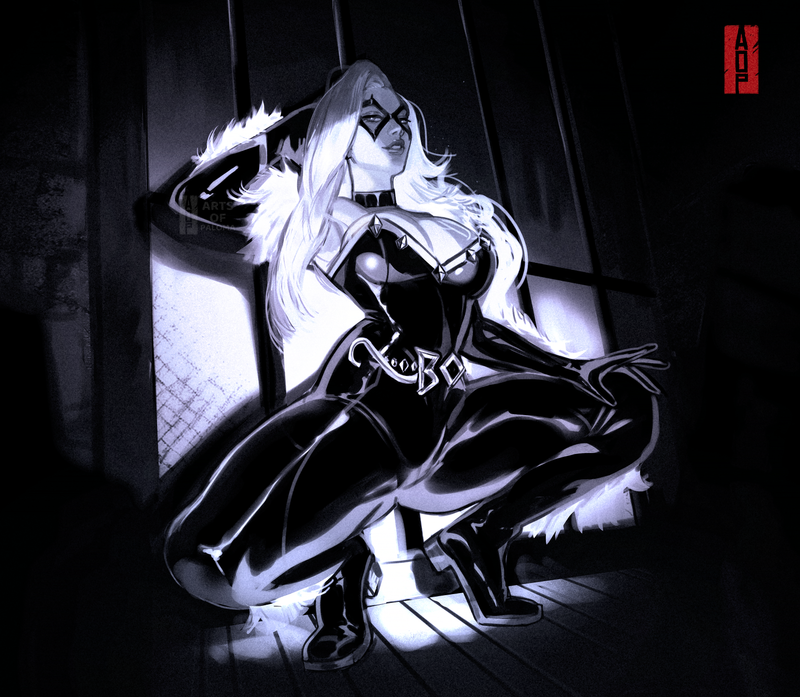 Black Cat Poster | Marvel Comic Art