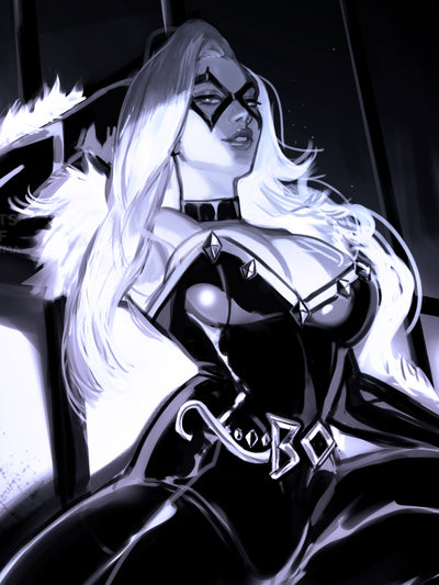 Black Cat Poster | Marvel Comic Art