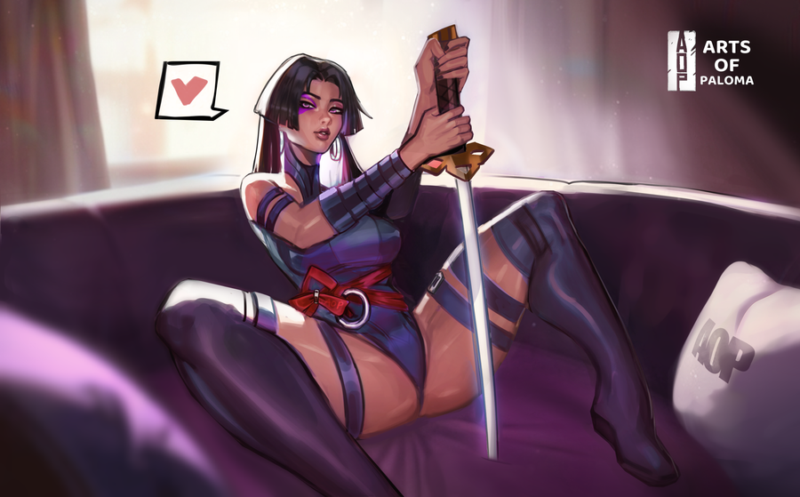 Psylocke Poster | Marvel Comic Art